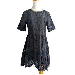 Sunday Mi Amore Eyelet Lace Boho Cotton crochet Dress